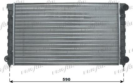 Frigair 0110.3035 - Radiators, Motora dzesēšanas sistēma autospares.lv