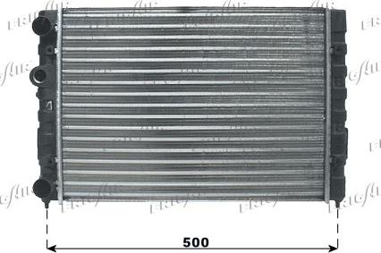 Frigair 0110.3020 - Radiators, Motora dzesēšanas sistēma autospares.lv