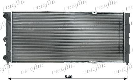 Frigair 0110.3078 - Radiators, Motora dzesēšanas sistēma www.autospares.lv