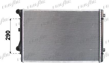 Frigair 0110.3134 - Radiators, Motora dzesēšanas sistēma www.autospares.lv