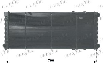 Frigair 0110.2043 - Radiators, Motora dzesēšanas sistēma autospares.lv