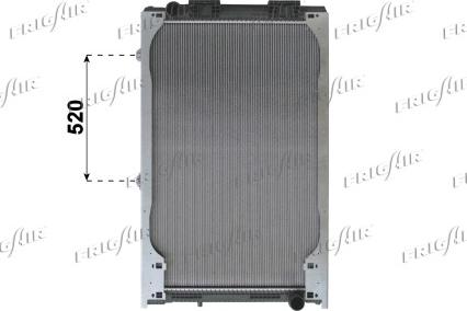 Frigair 0237.3006 - Radiators, Motora dzesēšanas sistēma www.autospares.lv