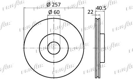 Frigair DC04.108 - Bremžu diski www.autospares.lv