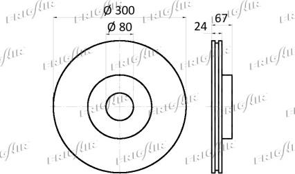 Frigair DC04.103 - Bremžu diski autospares.lv