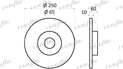 Frigair DC10.109 - Bremžu diski autospares.lv