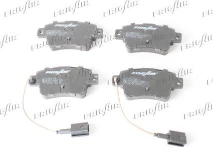 Frigair PD04.546 - Тормозные колодки, дисковые, комплект www.autospares.lv