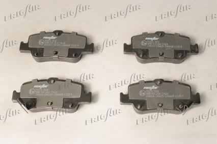 Frigair PD15.508 - Тормозные колодки, дисковые, комплект www.autospares.lv