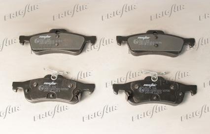 Frigair PD15.526 - Brake Pad Set, disc brake www.autospares.lv