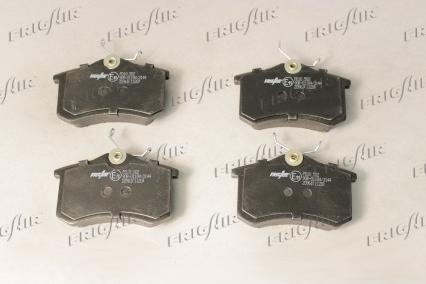 Frigair PD10.502 - Тормозные колодки, дисковые, комплект www.autospares.lv