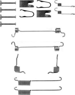 Fri.Tech. 908.0 - Piederumu komplekts, Bremžu loki www.autospares.lv