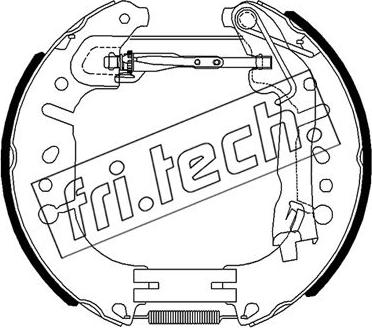 Fri.Tech. 16490 - Bremžu loku komplekts www.autospares.lv