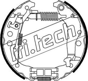 Fri.Tech. 16405 - Bremžu loku komplekts www.autospares.lv