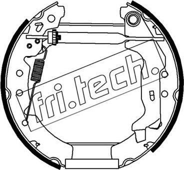 Fri.Tech. 16487 - Bremžu loku komplekts www.autospares.lv