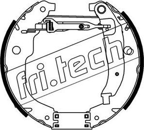 Fri.Tech. 16423 - Brake Shoe Set www.autospares.lv