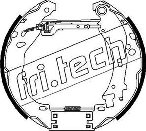 Fri.Tech. 16471 - Brake Shoe Set www.autospares.lv