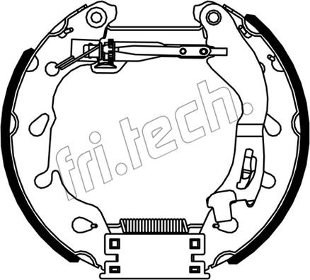 Fri.Tech. 16551 - Bremžu loku komplekts www.autospares.lv