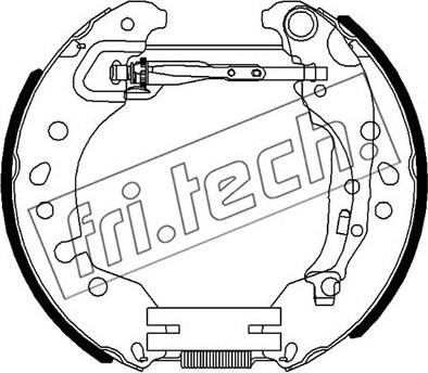 Fri.Tech. 16516 - Bremžu loku komplekts www.autospares.lv