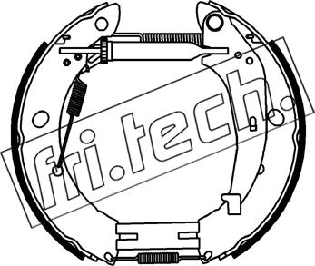 Fri.Tech. 16539 - Bremžu loku komplekts www.autospares.lv