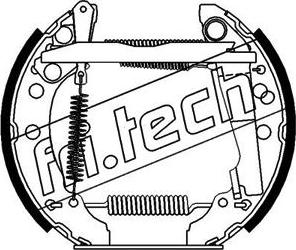 Fri.Tech. 16000 - Brake Shoe Set www.autospares.lv