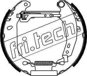 Fri.Tech. 16018 - Bremžu loku komplekts autospares.lv