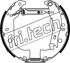 Fri.Tech. 16076 - Bremžu loku komplekts autospares.lv