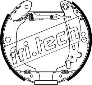 Fri.Tech. 16157 - Bremžu loku komplekts www.autospares.lv