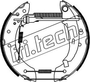 Fri.Tech. 16181 - Brake Shoe Set www.autospares.lv