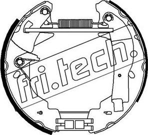 Fri.Tech. 16348 - Bremžu loku komplekts www.autospares.lv