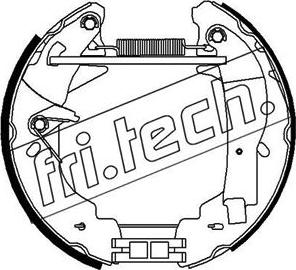 Fri.Tech. 16350 - Bremžu loku komplekts www.autospares.lv