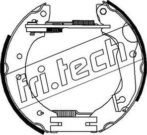 Fri.Tech. 16366 - Bremžu loku komplekts www.autospares.lv