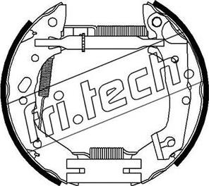 Fri.Tech. 16361 - Bremžu loku komplekts www.autospares.lv