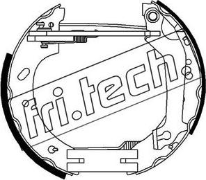 Fri.Tech. 16312 - Bremžu loku komplekts www.autospares.lv