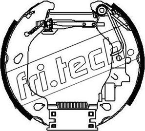 Fri.Tech. 16383 - Bremžu loku komplekts www.autospares.lv