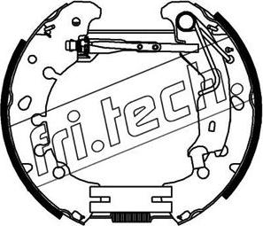 Fri.Tech. 16382 - Bremžu loku komplekts www.autospares.lv