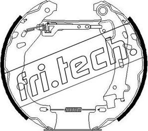 Fri.Tech. 16259 - Brake Shoe Set www.autospares.lv