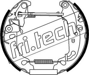 Fri.Tech. 16205 - Bremžu loku komplekts www.autospares.lv