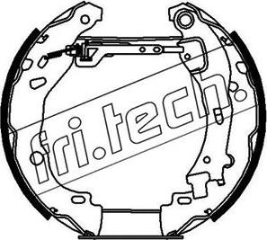 Fri.Tech. 16276 - Bremžu loku komplekts autospares.lv