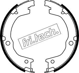 Fri.Tech. 1049.165 - Brake Shoe Set, parking brake www.autospares.lv