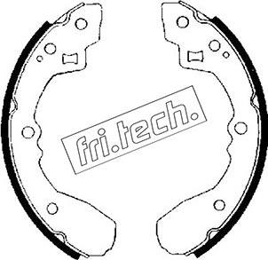 Fri.Tech. 1049.122 - Bremžu loku komplekts www.autospares.lv