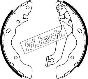 Fri.Tech. 1046.206 - Brake Shoe Set www.autospares.lv