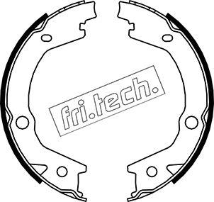 Fri.Tech. 1046.220 - Brake Shoe Set, parking brake www.autospares.lv