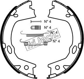 Fri.Tech. 1046.228K - Bremžu loku kompl., Stāvbremze www.autospares.lv