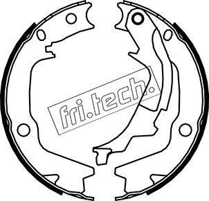 Fri.Tech. 1046.222 - Brake Shoe Set, parking brake www.autospares.lv