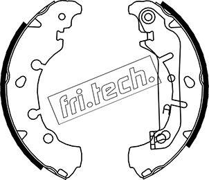 Fri.Tech. 1040.149 - Brake Shoe Set www.autospares.lv