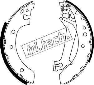 Fri.Tech. 1040.142 - Brake Shoe Set www.autospares.lv