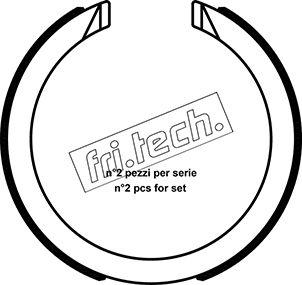 Fri.Tech. 1040.163 - Bremžu loku kompl., Stāvbremze www.autospares.lv