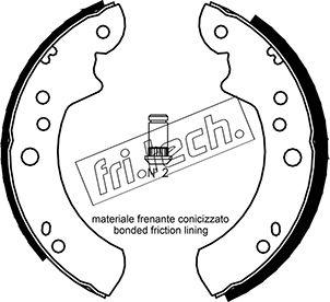 Fri.Tech. 1040.125 - Bremžu loku komplekts autospares.lv