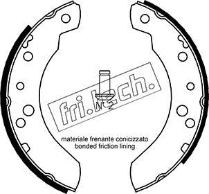 Fri.Tech. 1040.126 - Bremžu loku komplekts www.autospares.lv