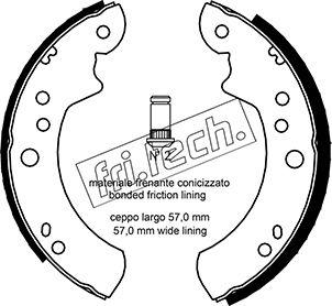 Fri.Tech. 1040.127 - Bremžu loku komplekts www.autospares.lv