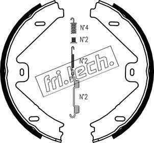 Fri.Tech. 1052.137K - Bremžu loku kompl., Stāvbremze www.autospares.lv